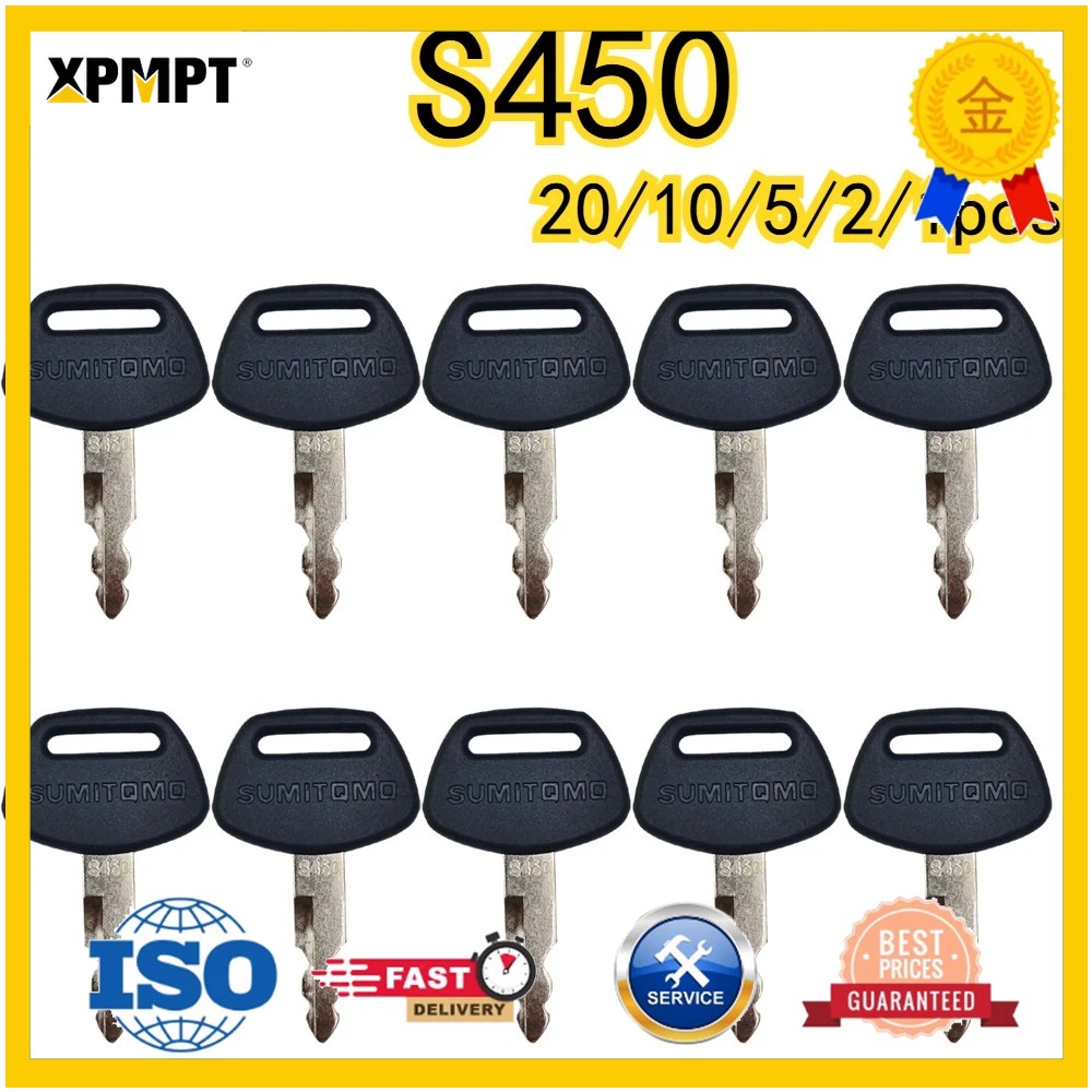 Heavy Equipment Logo - 20/10/5/2/1개 S450 굴삭기 중장비 검정색 플라스틱