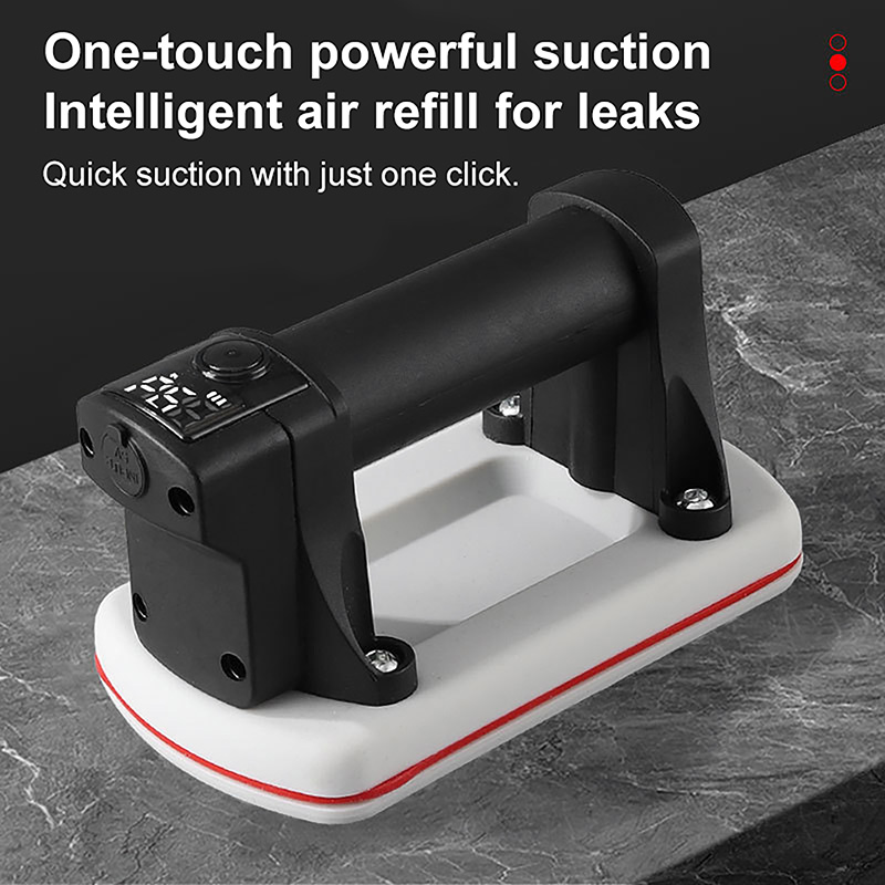 Vacuum Suction Cup Lifter - 지능형 전기 흡착컵 이중 고무베이스 LED