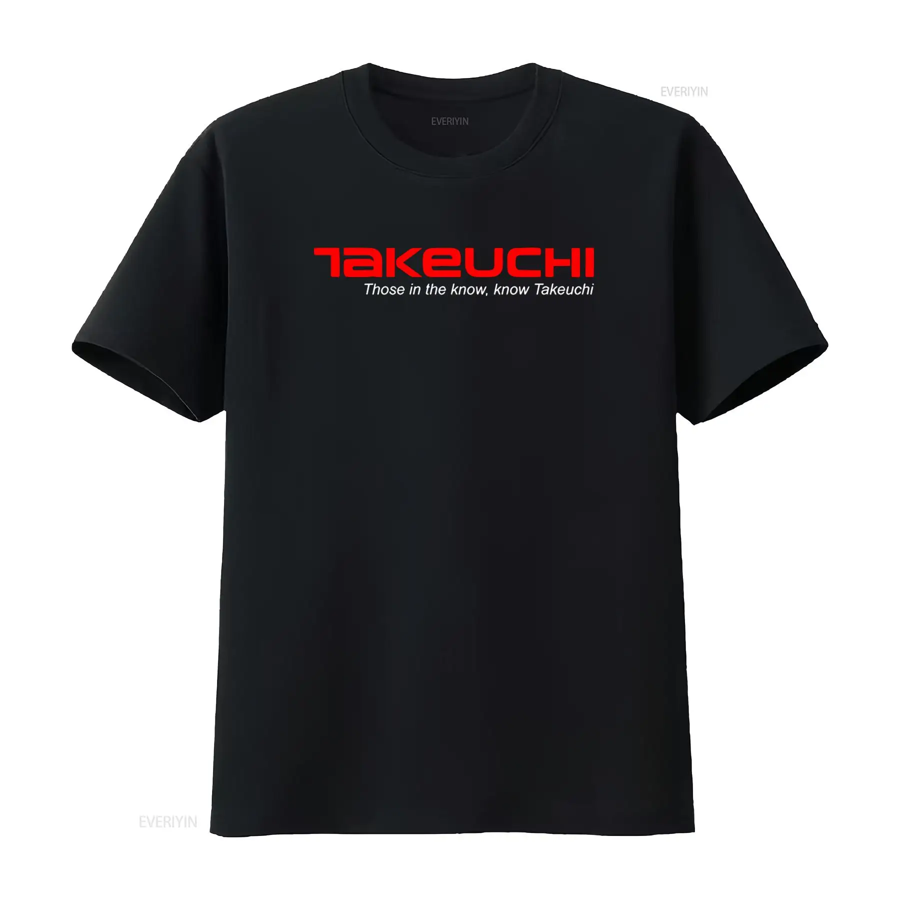 Heavy Equipment Logo - NWT Takeuchi 굴삭기 중장비 로고 티셔츠