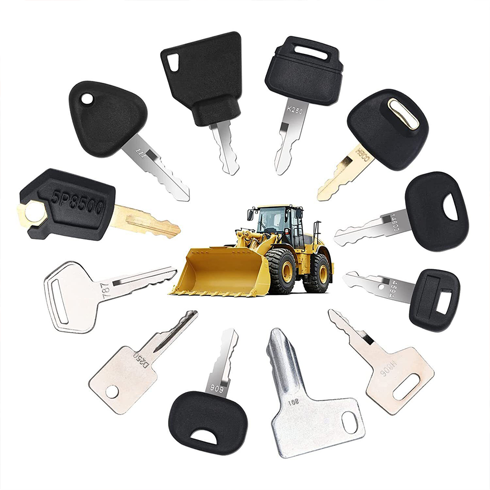 Heavy Equipment Key Set - 12Pcs 중장비 건설 점화 키 세트