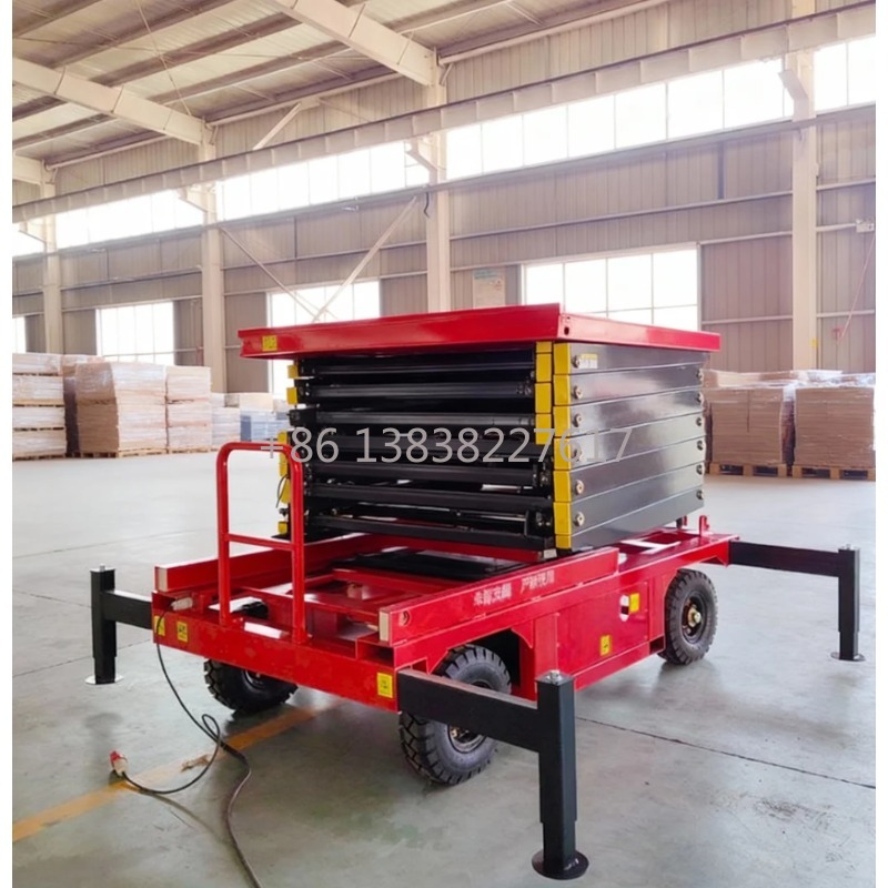 Scissor Lift Table Hydraulic - 500-1000kg 하중 유압식 이동형 시저 리프트