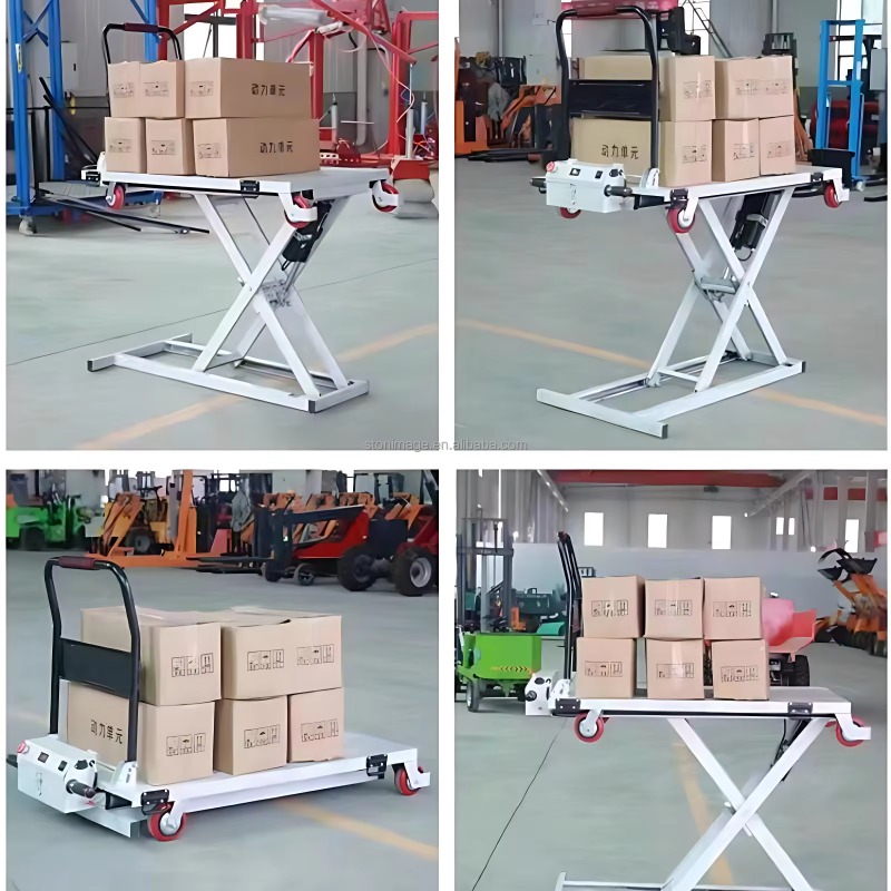 유압 전동 가위형 리프트 테이블 4륜 강철 화물 트롤리 - Scissor Lift Table Hydraulic 리뷰 및 가격