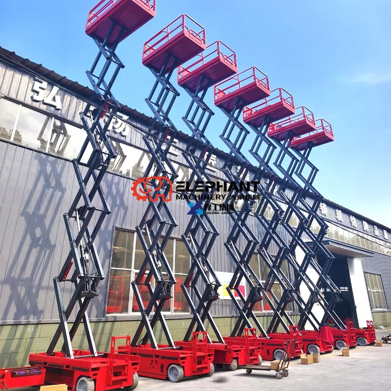 새로운 직판 CE 6m - 18m 고소작업대 고정식 자 - Scissor Lift Table Hydraulic 리뷰 및 가격