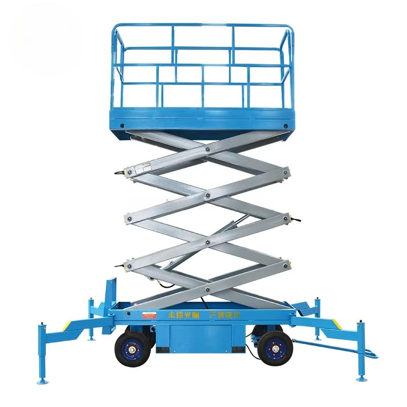 이동식 전동 유압 시저 리프트 테이블 (창고 건설 현장 - Scissor Lift Table Hydraulic 리뷰 및 가격