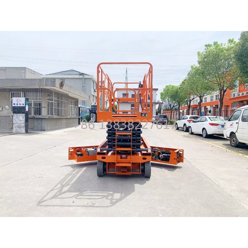 고무 타이어 8m 10m 12m 14m 이동식 전동 자 - Scissor Lift Table Hydraulic 리뷰 및 가격