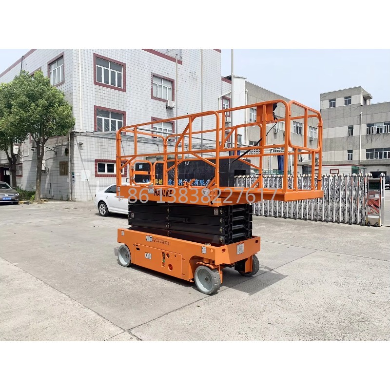 고무 타이어 8m 10m 12m 14m 이동식 전동 자 - Scissor Lift Table Hydraulic 리뷰 및 가격