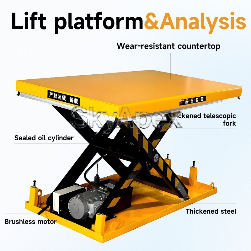 무대 리프팅, 적재 및 하역 플랫폼용 고중량 고정식 가 - Scissor Lift Table Hydraulic 리뷰 및 가격