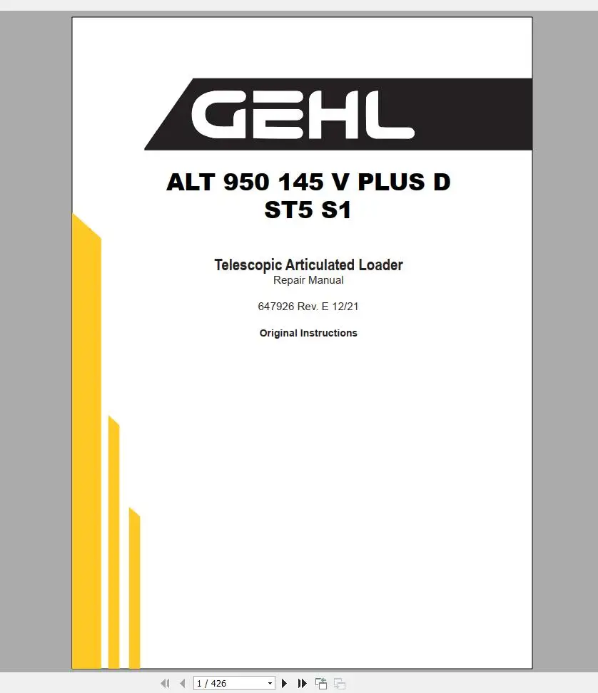 SpecDiag GEHL 중장비 4.89 GB PDF  - Heavy Equipment Electrical Pdf 리뷰 및 가격
