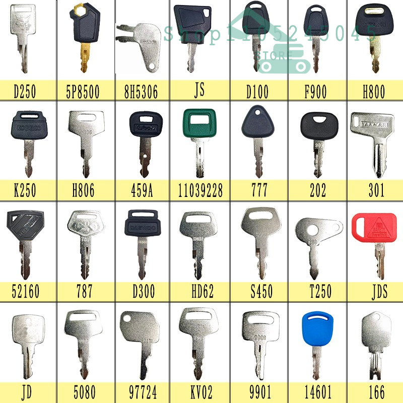 28/21/12개 마스터 점화키 세트 굴삭기 및 중장비 - Heavy Equipment Key Set 리뷰 및 가격