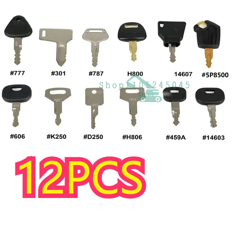28/21/12개 마스터 점화키 세트 굴삭기 및 중장비 - Heavy Equipment Key Set 리뷰 및 가격