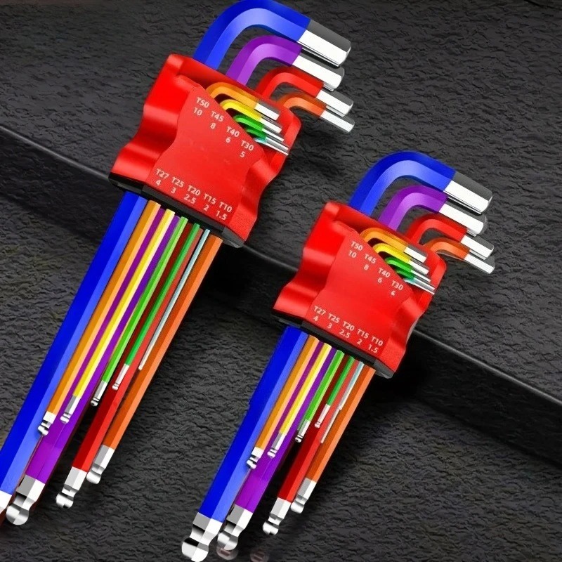 9개 산업용 육각 키 세트, 볼 엔드, 색상 코드가 있 - Heavy Equipment Key Set 리뷰 및 가격