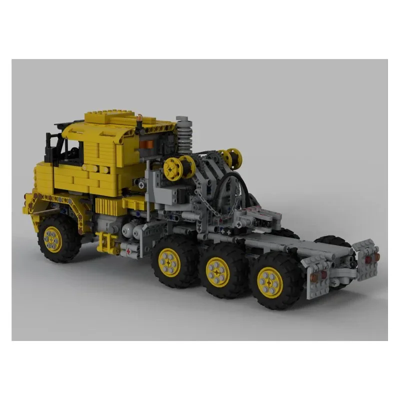 MOC-34802 노란색 트럭 M1070 중장비 운반차 - Heavy Equipment Yellow 리뷰 및 가격