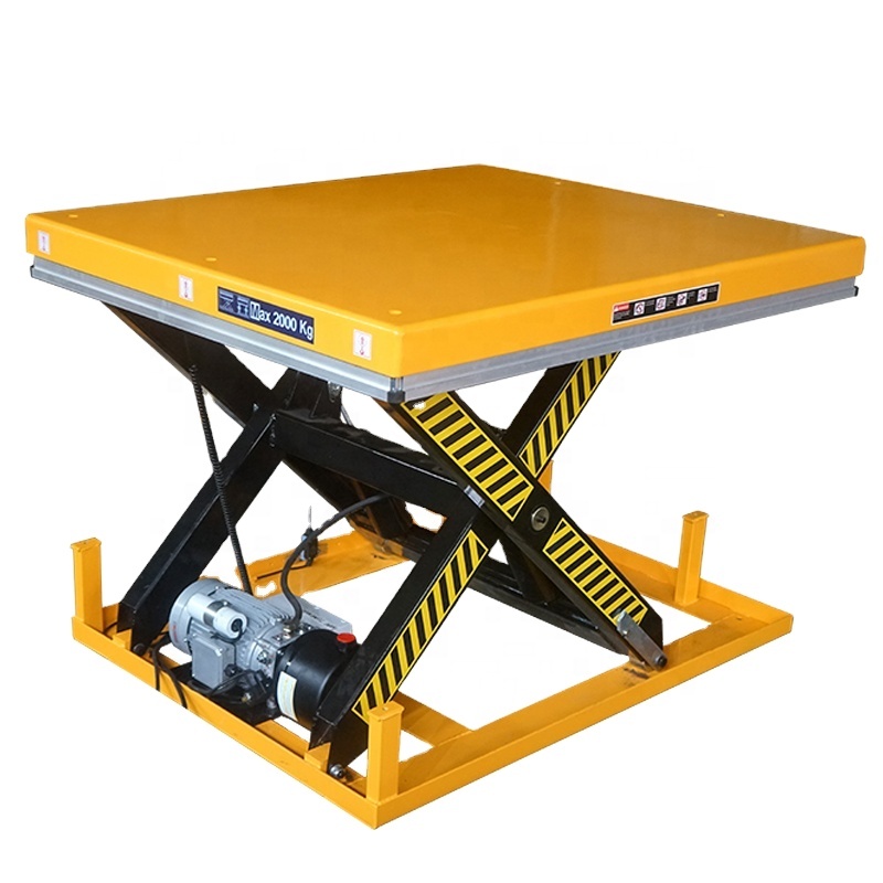 1T 전동 리프팅 테이블 유압식 가위형 리프트 플랫폼  - Scissor Lift Table Hydraulic 리뷰 및 가격