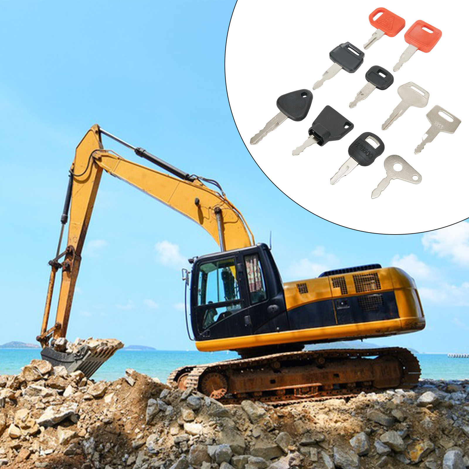 대부분의 굴삭기 트랙터 중기계용 마스터 키 점화 세트, - Heavy Equipment Key Set 리뷰 및 가격